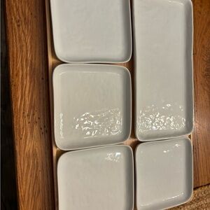 Elegant White Ceramic Dining Set